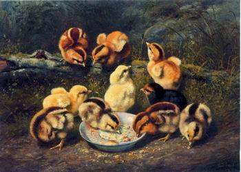 unknow artist chickens 197 oil painting image